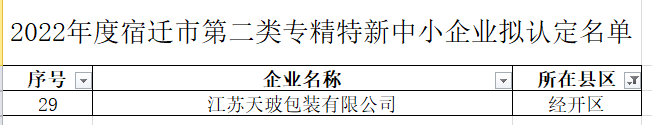 江蘇天玻公司成功通過(guò)市級(jí)專(zhuān)精特新企業(yè)審核